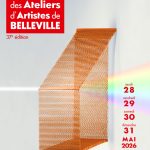 Affiche PORTES OUVERTES DES ATELIERS D’ARTISTES DE BELLEVILLE